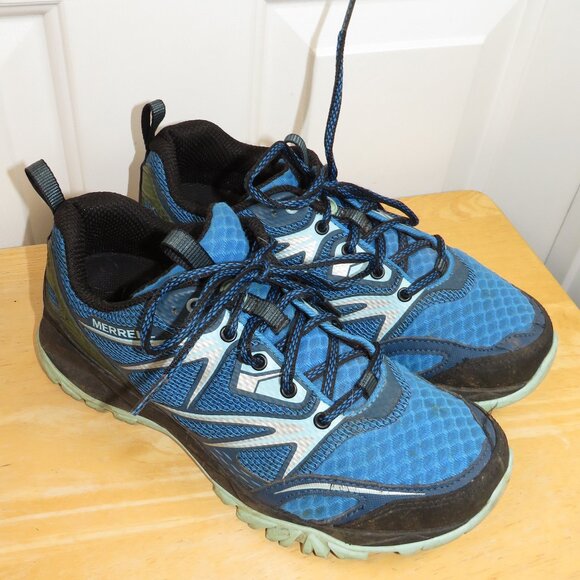 Merrell Capra Bolt Air Mykonos Blue S/NJ37380 Women's Size 7.5 Trail Shoes - Picture 1 of 6